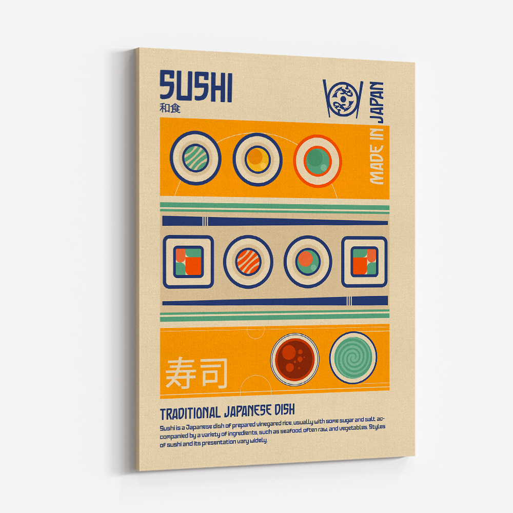 Sushi Japanese Food Print