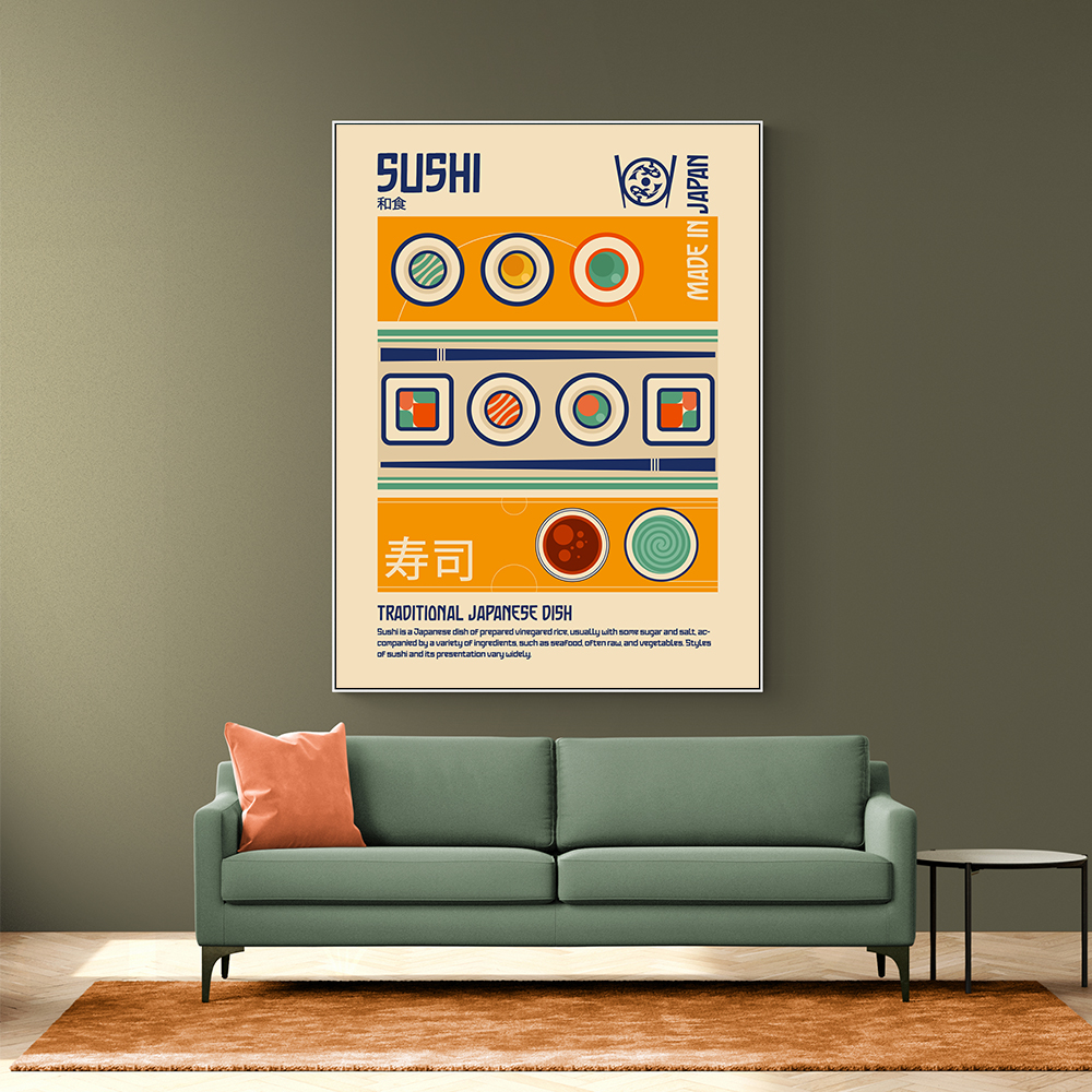 Sushi Japanese Food Print