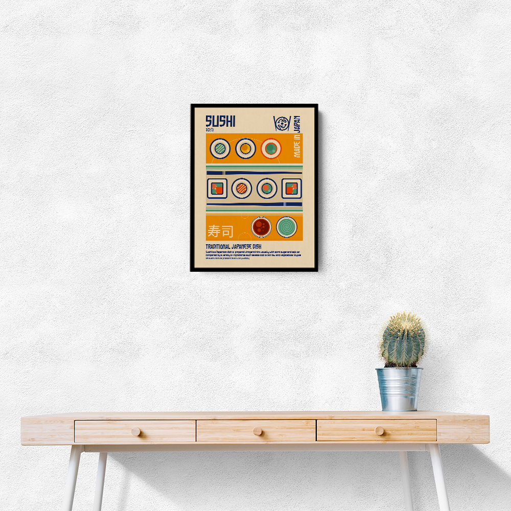 Sushi Japanese Food Print