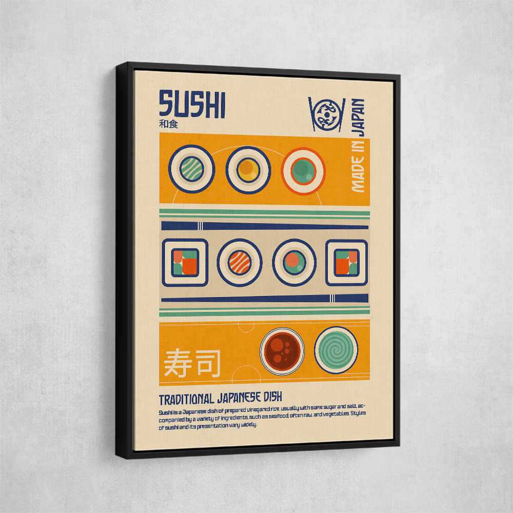 Sushi Japanese Food Print