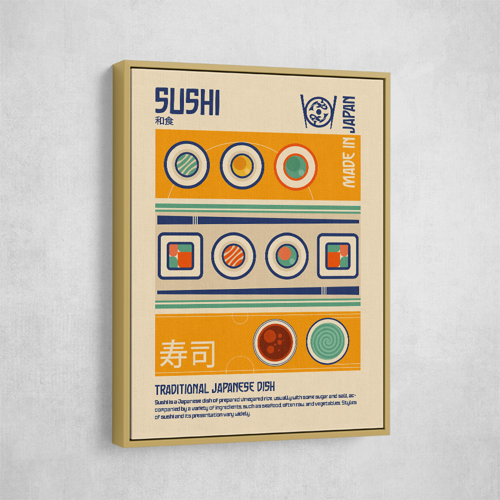 Sushi Japanese Food Print