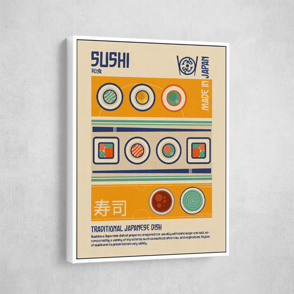 Sushi Japanese Food Print