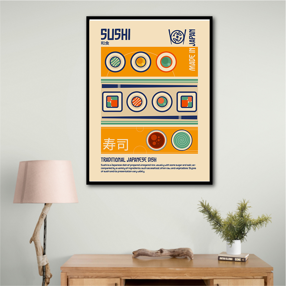 Sushi Japanese Food Print