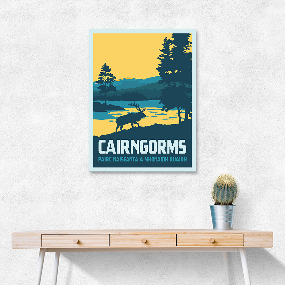 Cairngorms National Park Travel Print