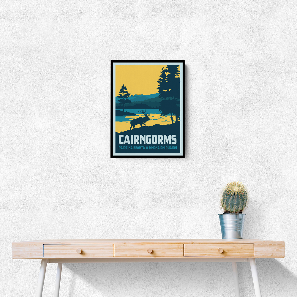 Cairngorms National Park Travel Print