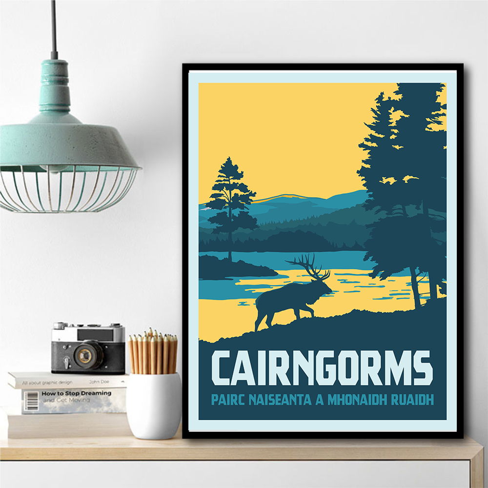 Cairngorms National Park Travel Print