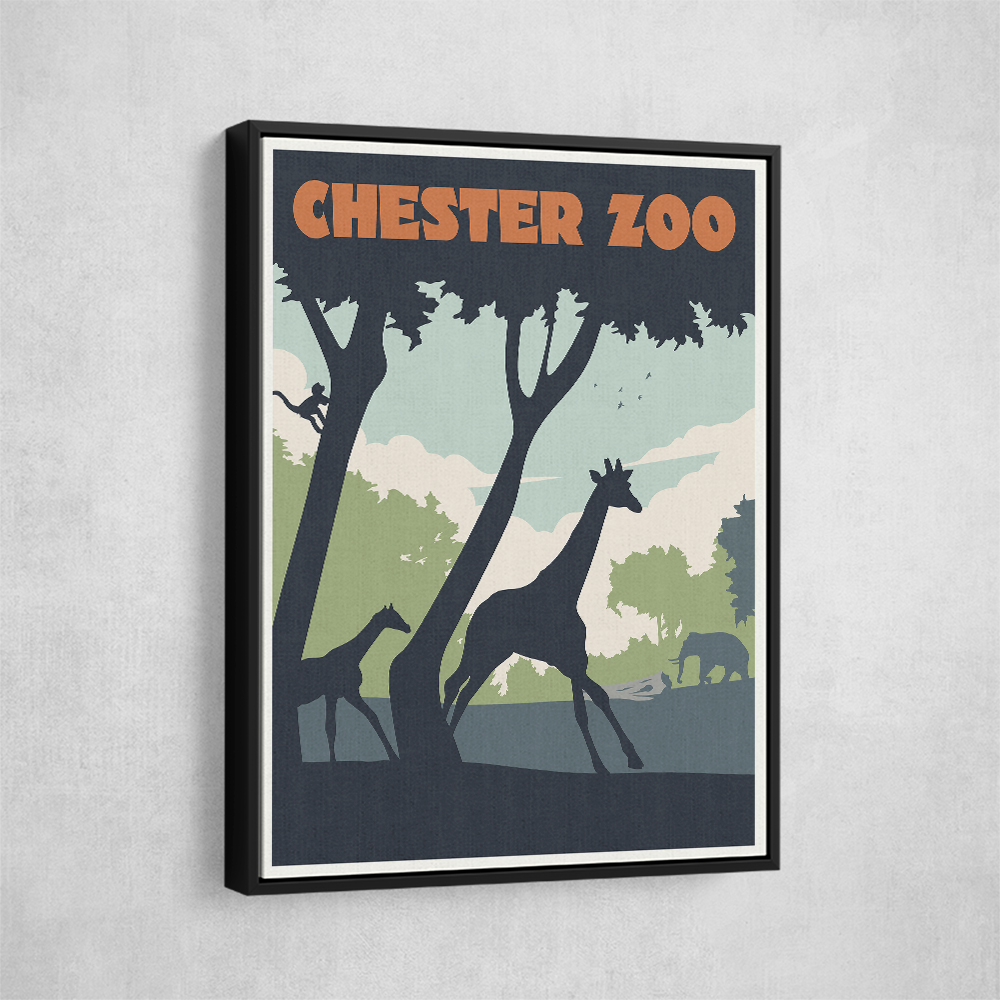 Chester Zoo Travel Print