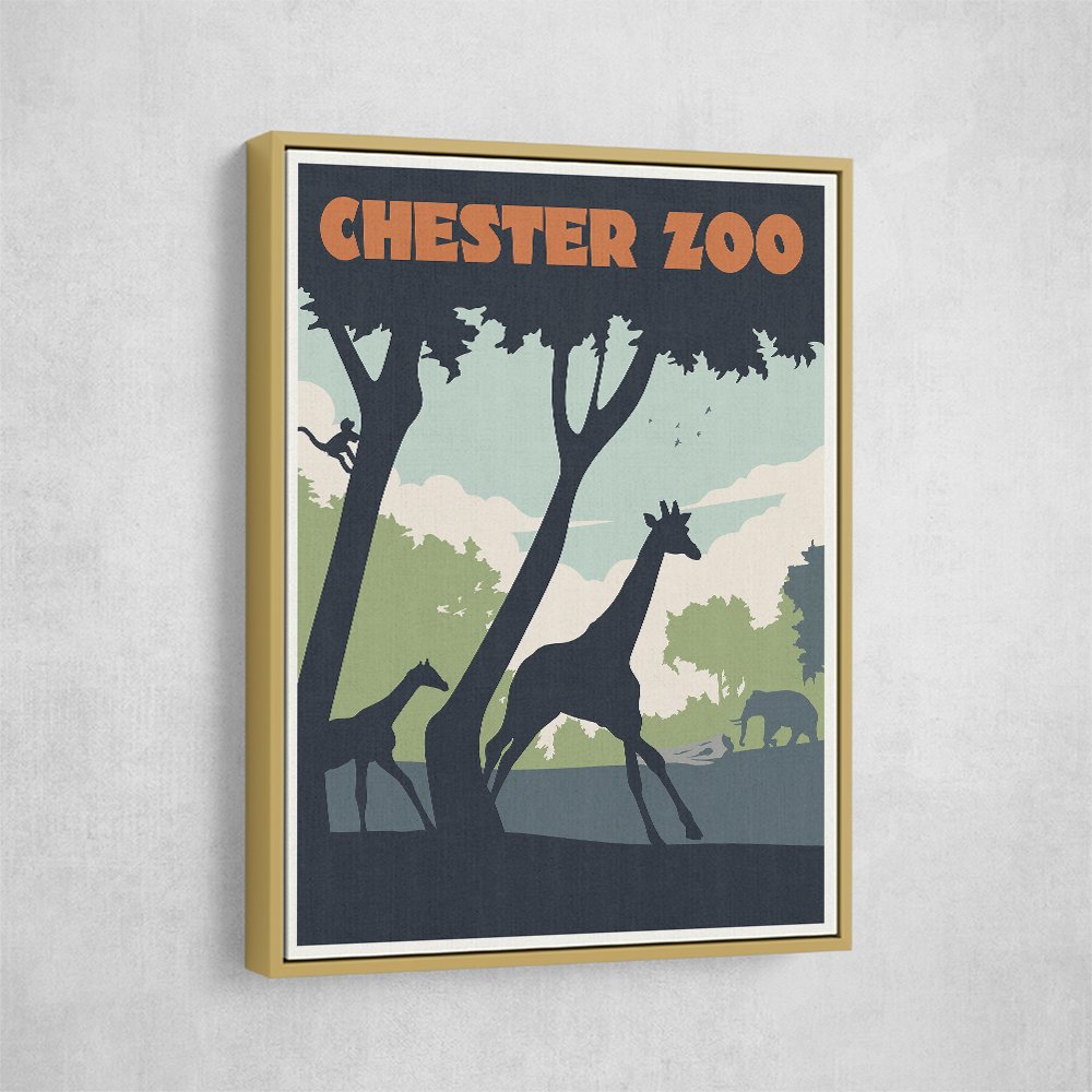 Chester Zoo Travel Print