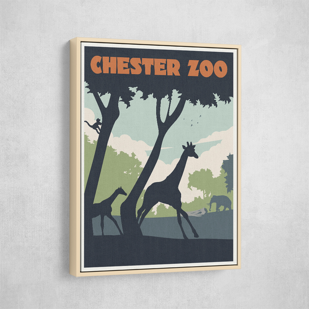 Chester Zoo Travel Print