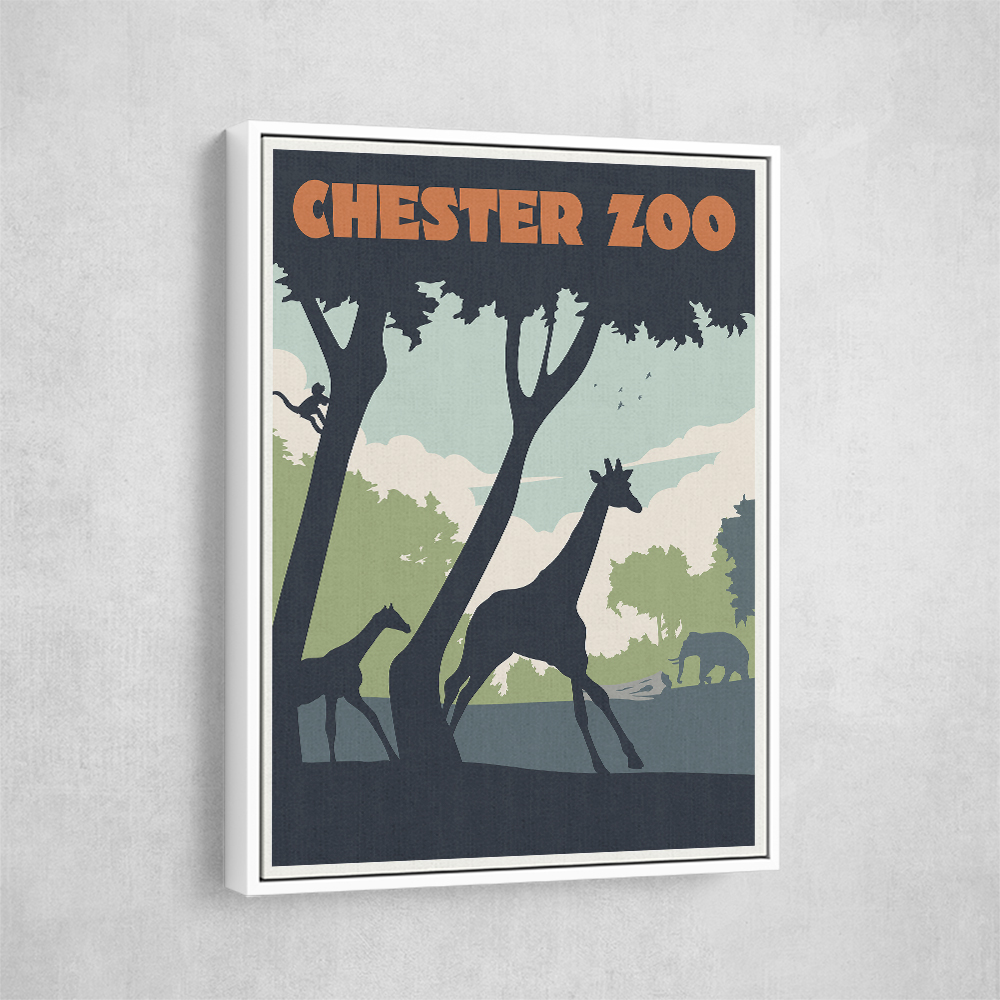 Chester Zoo Travel Print