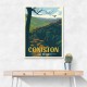 Coniston Lake District Travel Print