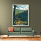 Coniston Lake District Travel Print