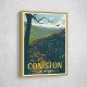 Coniston Lake District Travel Print