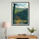 Coniston Lake District Travel Print