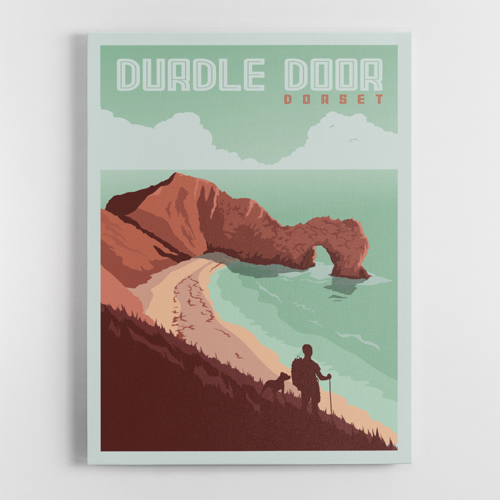 Durdle Door Dorset Travel Print