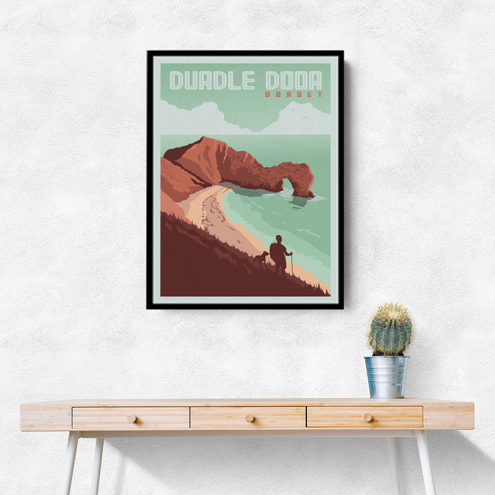 Durdle Door Dorset Travel Print