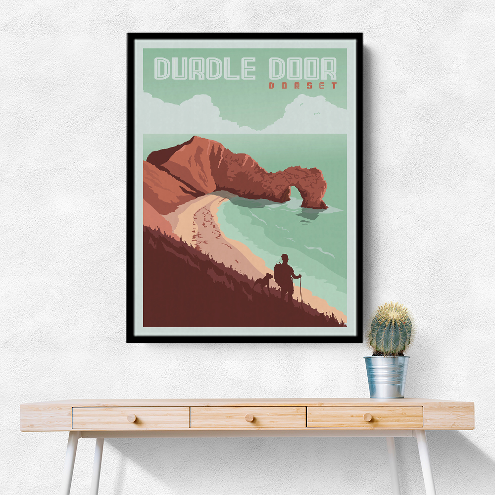 Durdle Door Dorset Travel Print