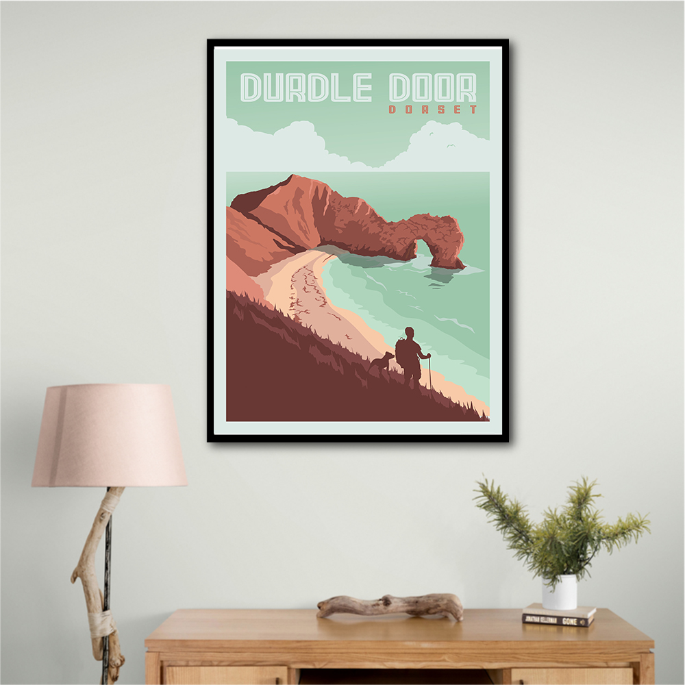 Durdle Door Dorset Travel Print