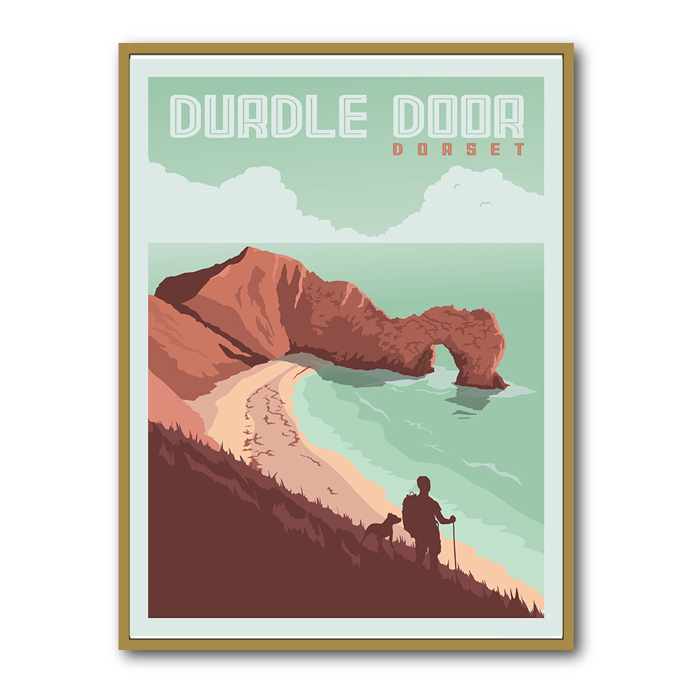 Durdle Door Dorset Travel Print