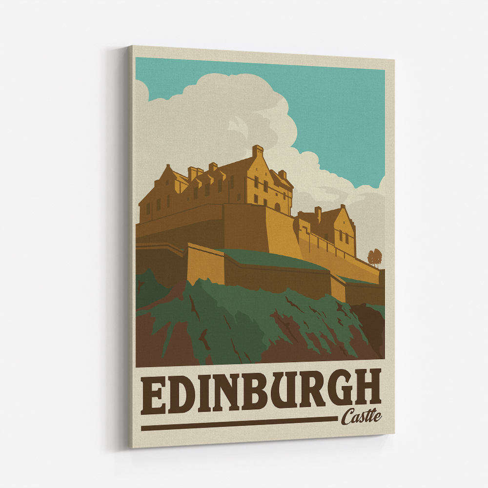 Edinburgh Castle Travel Print