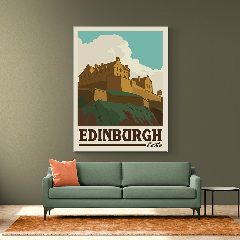 Edinburgh Castle Travel Print