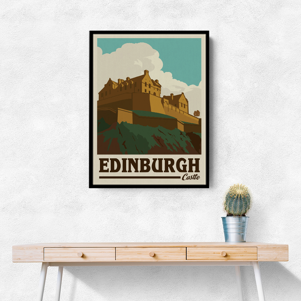 Edinburgh Castle Travel Print