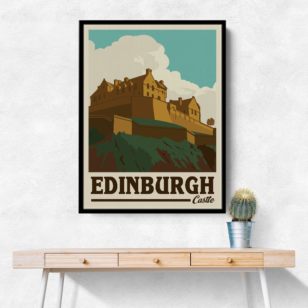 Edinburgh Castle Travel Print