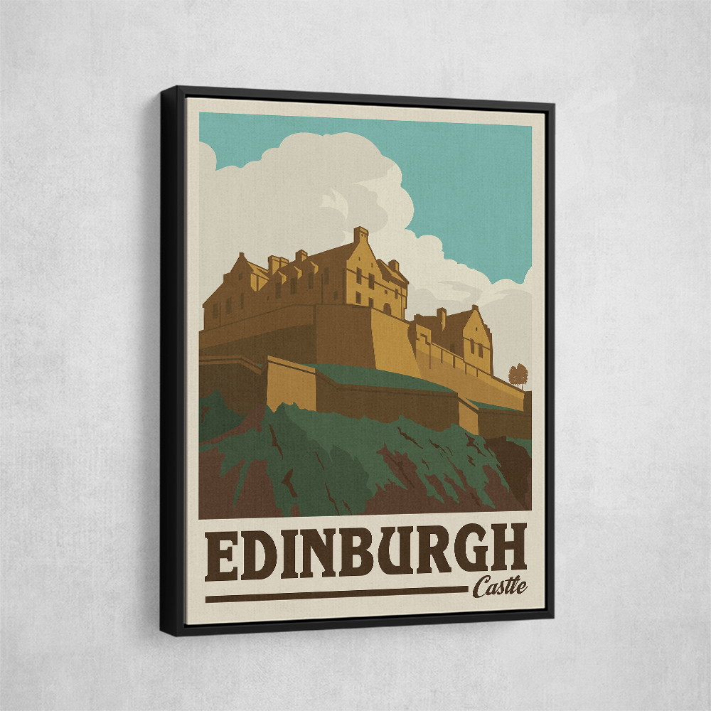 Edinburgh Castle Travel Print