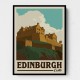 Edinburgh Castle Travel Print