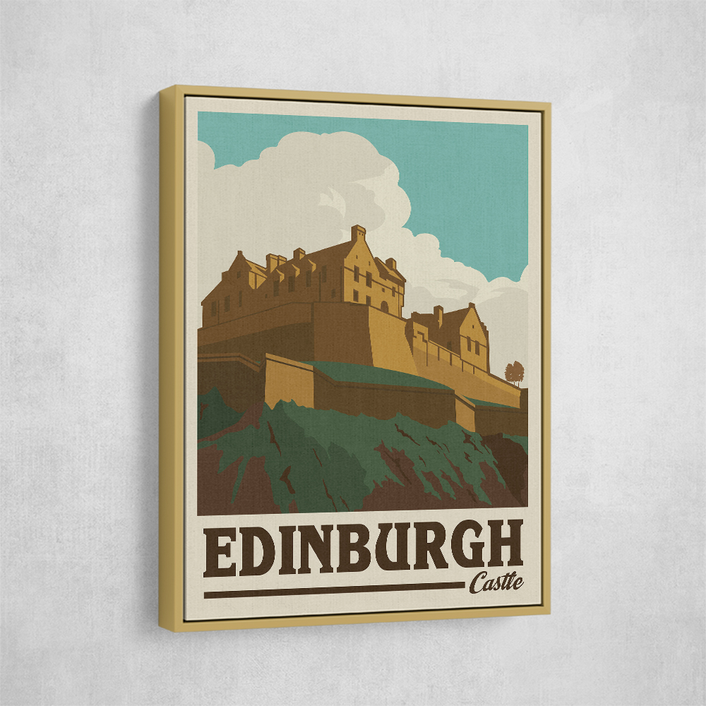 Edinburgh Castle Travel Print