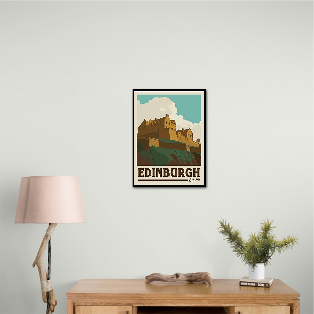 Edinburgh Castle Travel Print