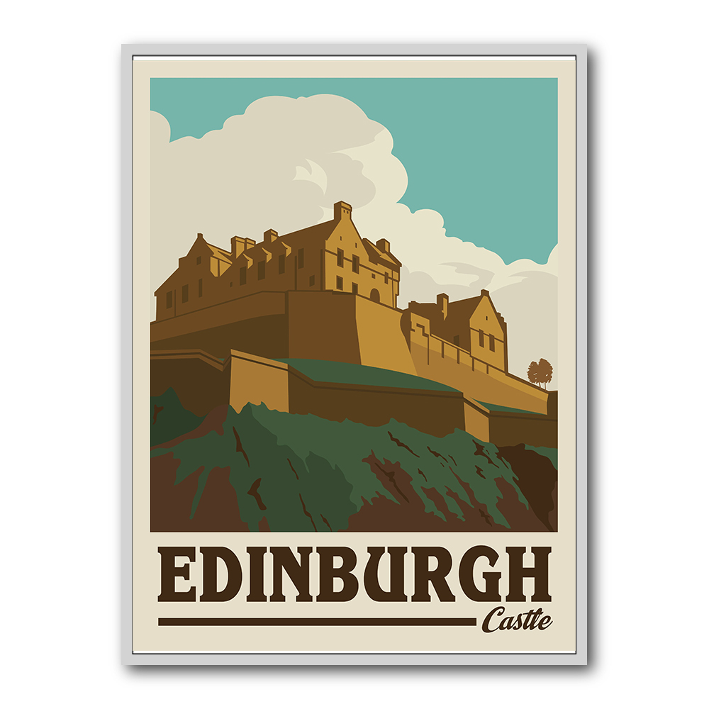 Edinburgh Castle Travel Print