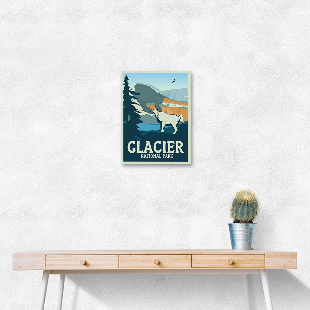 Glacier National Park Travel Print