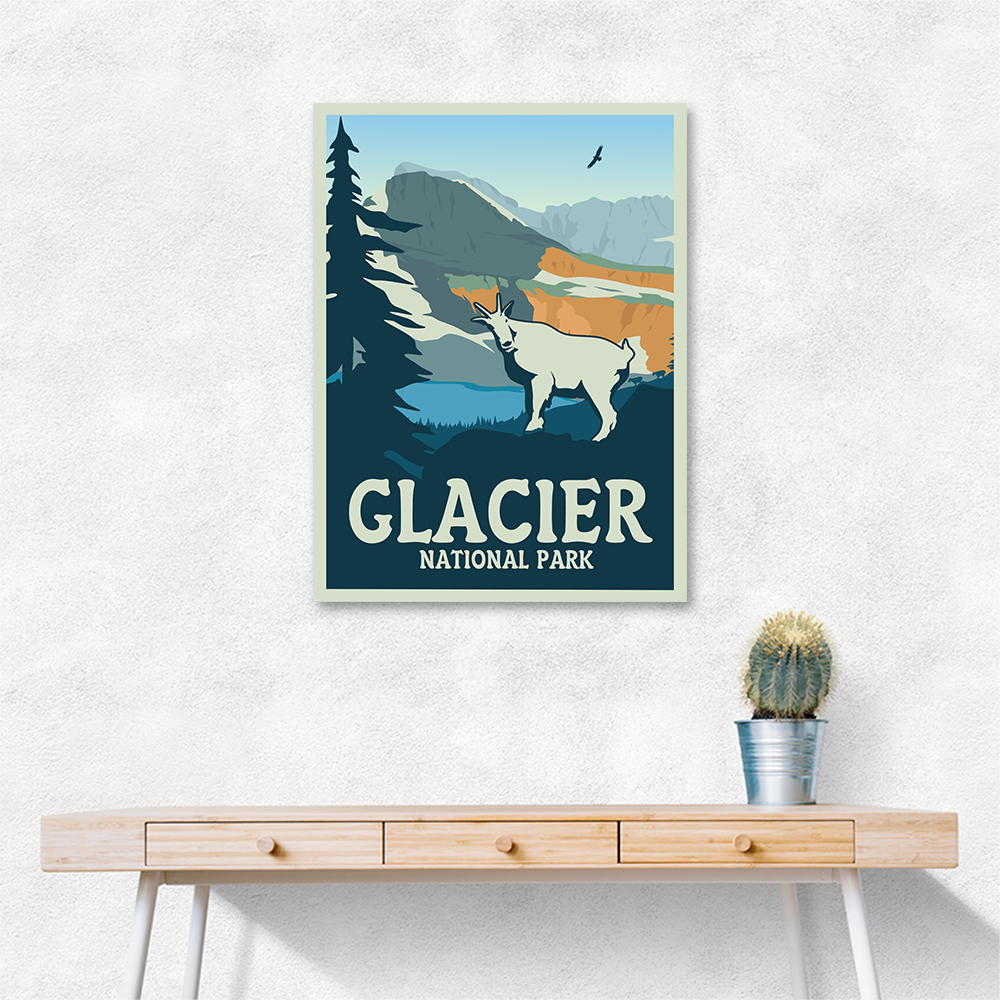 Glacier National Park Travel Print