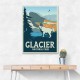 Glacier National Park Travel Print