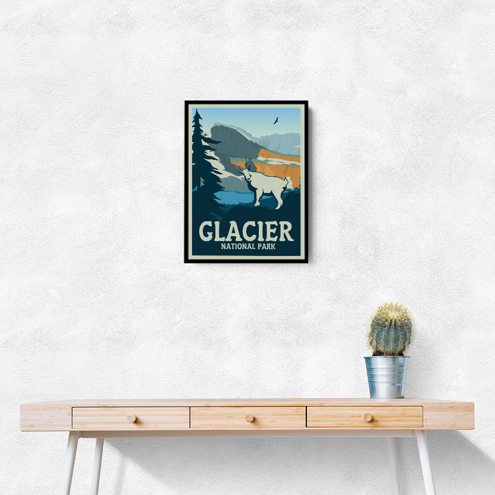 Glacier National Park Travel Print