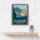 Glacier National Park Travel Print