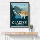 Glacier National Park Travel Print