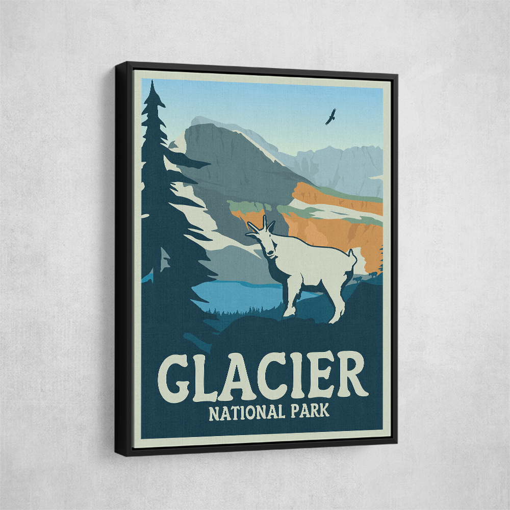 Glacier National Park Travel Print