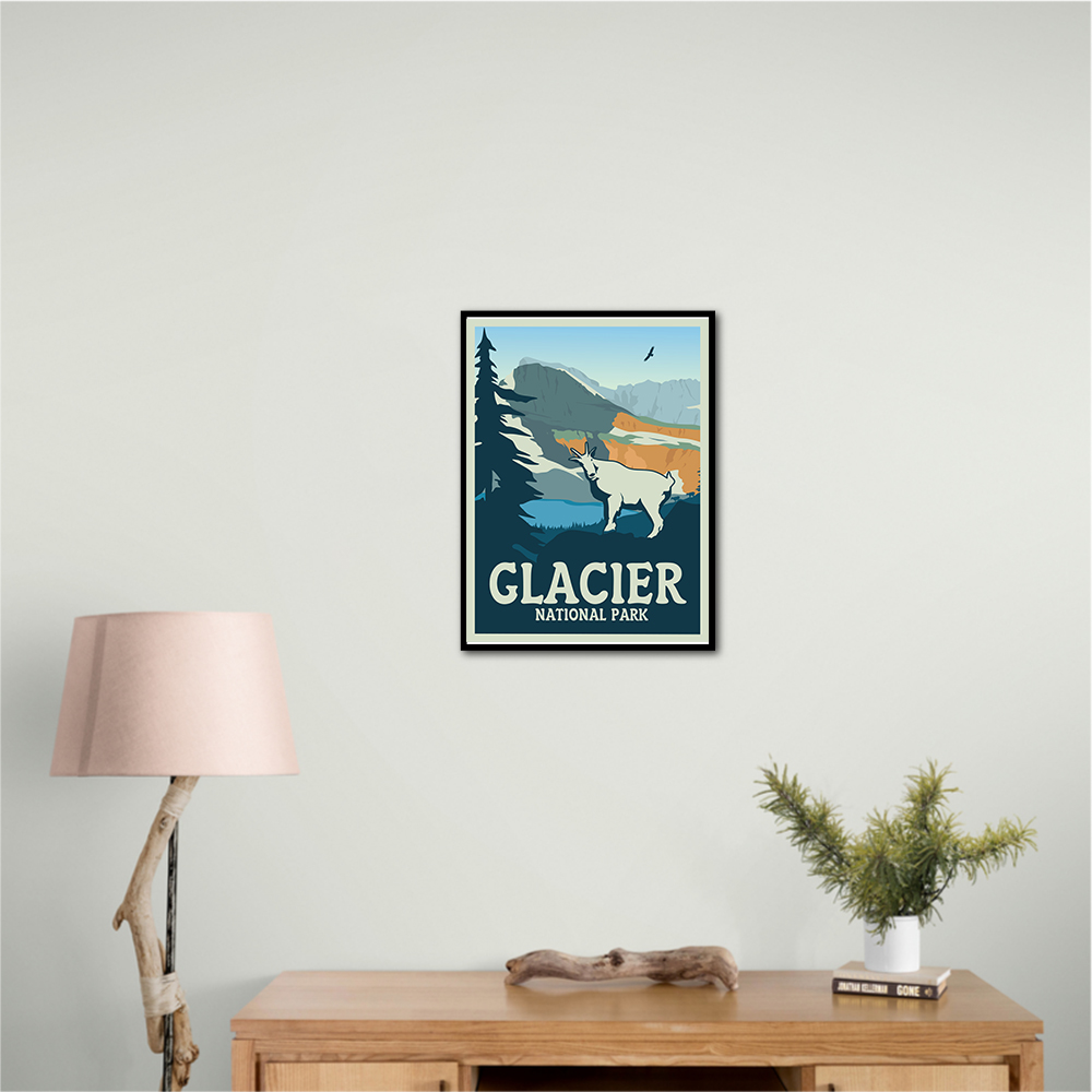 Glacier National Park Travel Print