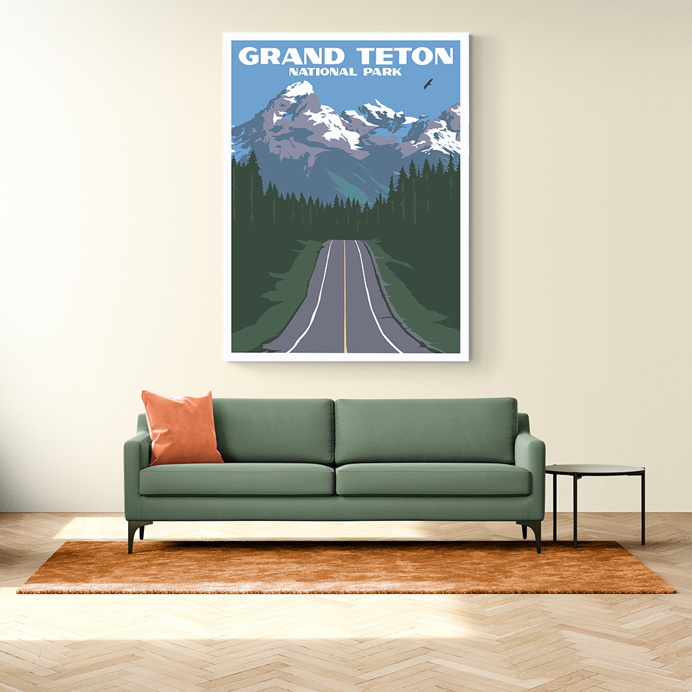 Grand Teton National Park Travel Print