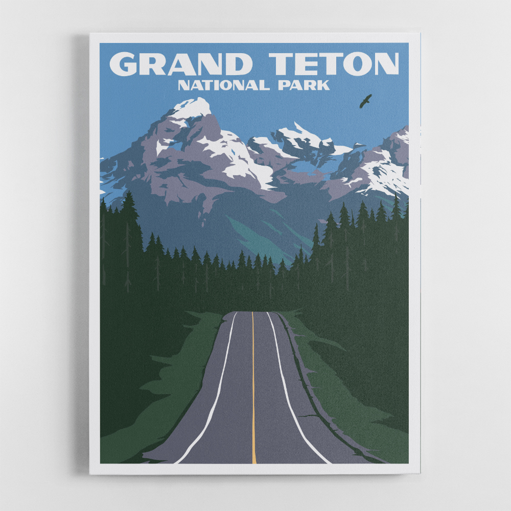 Grand Teton National Park Travel Print