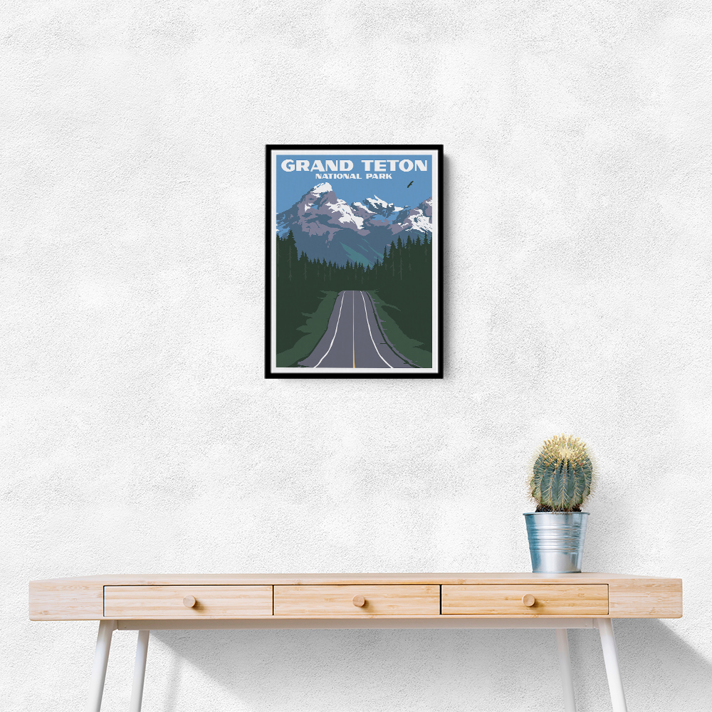 Grand Teton National Park Travel Print