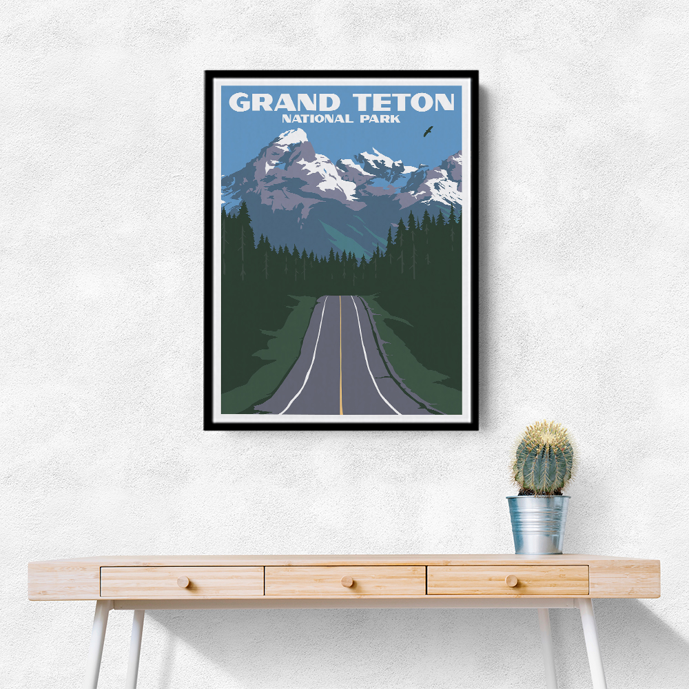 Grand Teton National Park Travel Print