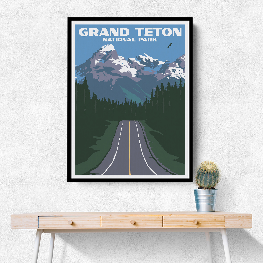 Grand Teton National Park Travel Print