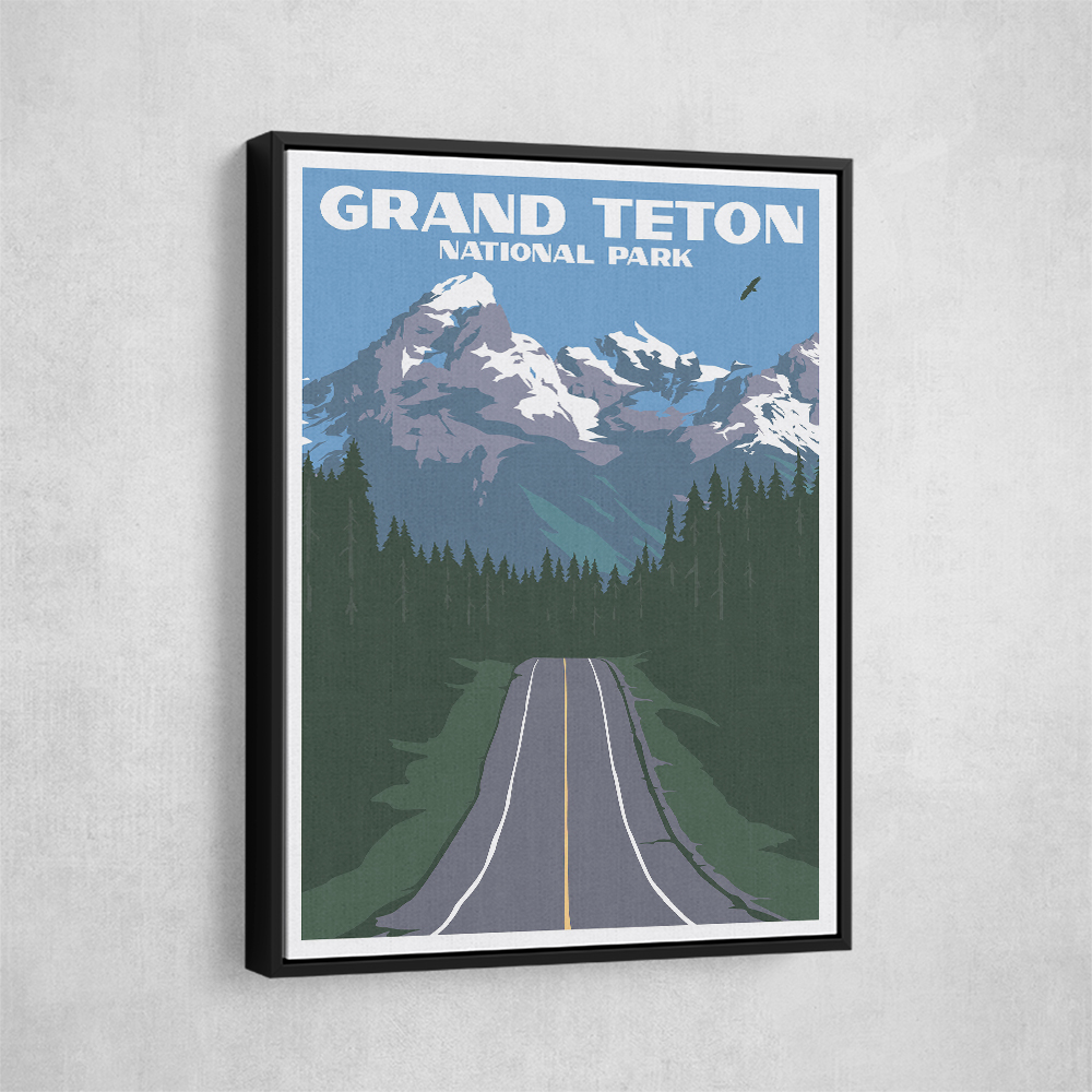 Grand Teton National Park Travel Print