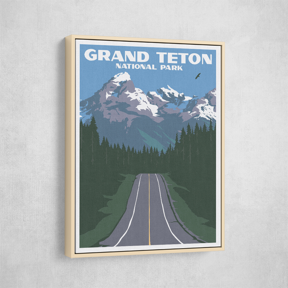 Grand Teton National Park Travel Print