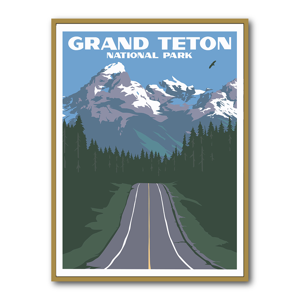 Grand Teton National Park Travel Print