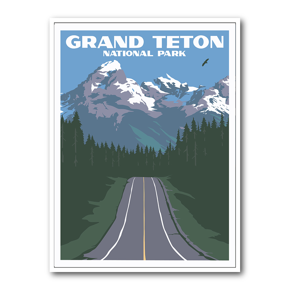 Grand Teton National Park Travel Print