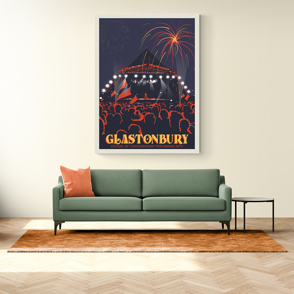 Glastonbury Festival Print